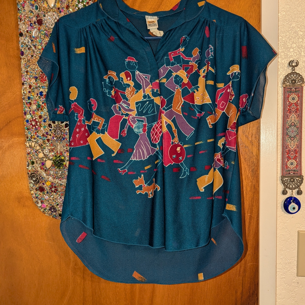Colorful Graphic Women's Top